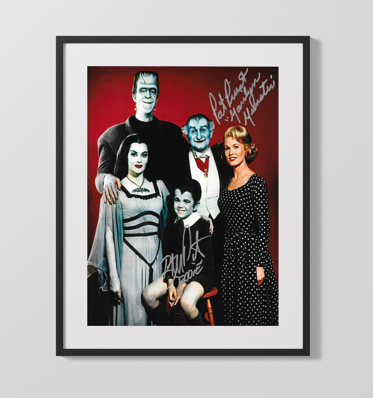The Munsters - Family Cast - Gallery Frame television wall art