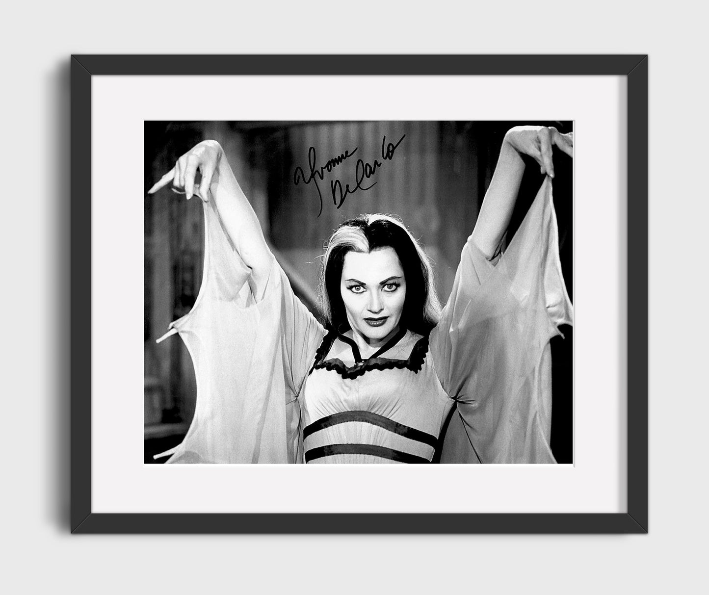 The Munsters - Yvonne De Carlo (Lily Munster) Gothic Glamour - Gallery Frame television wall art