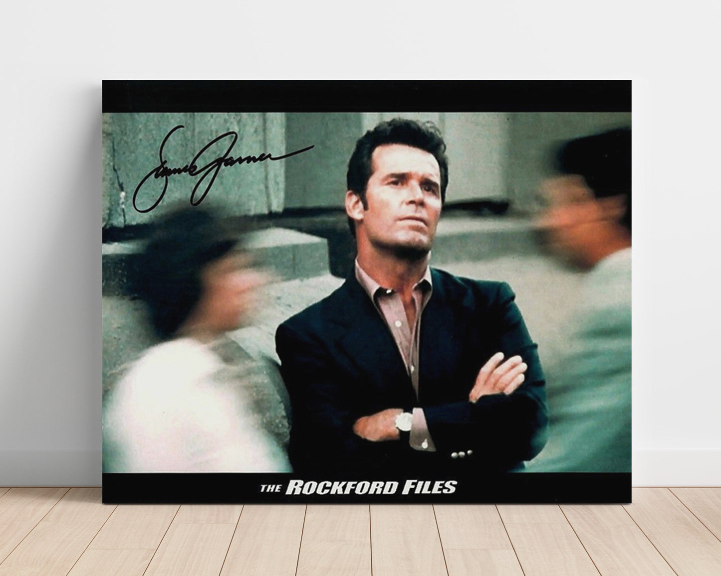 The Rockford Files - James Garner (Jim Rockford) Street Watch Scene - Vintage Television Wall Art - 16x20 Unframed Print wall art print - television decor