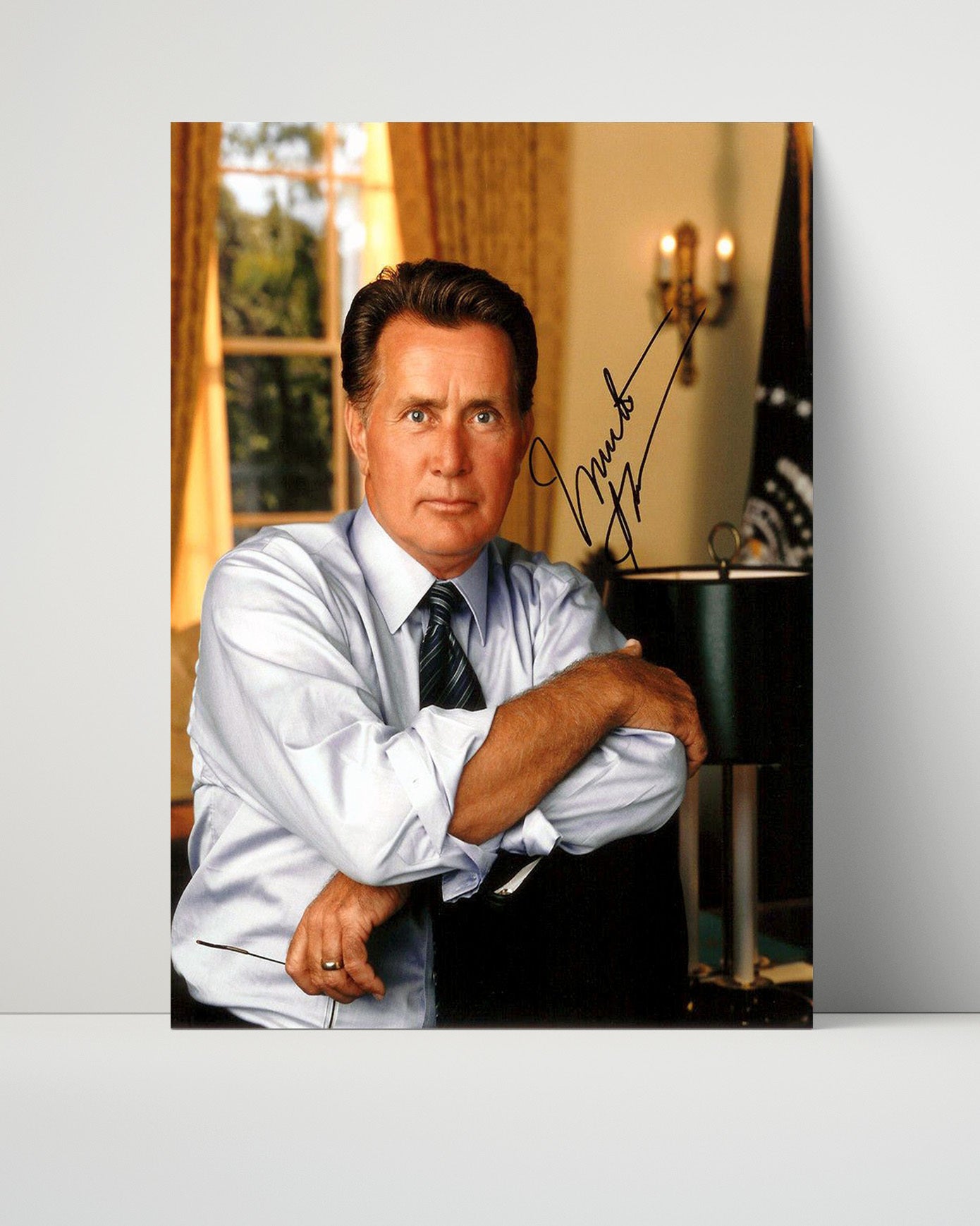 The West Wing - Martin Sheen - President Bartlet Office - Vintage Television Wall Art - 16x20 Unframed Print wall art print - television decor