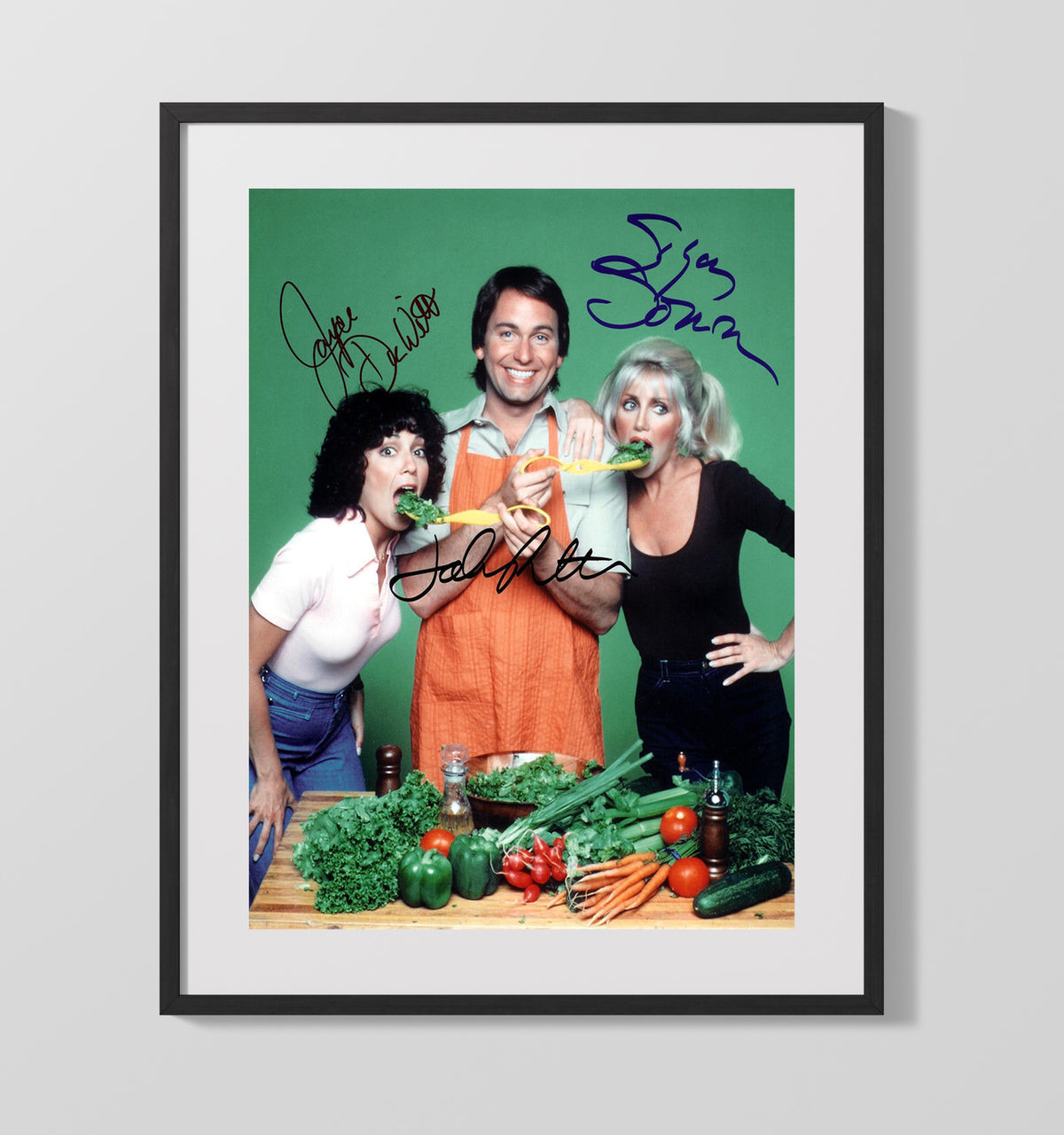 Three's Company - Cast Apartment 201 Roommates - Gallery Frame television wall art