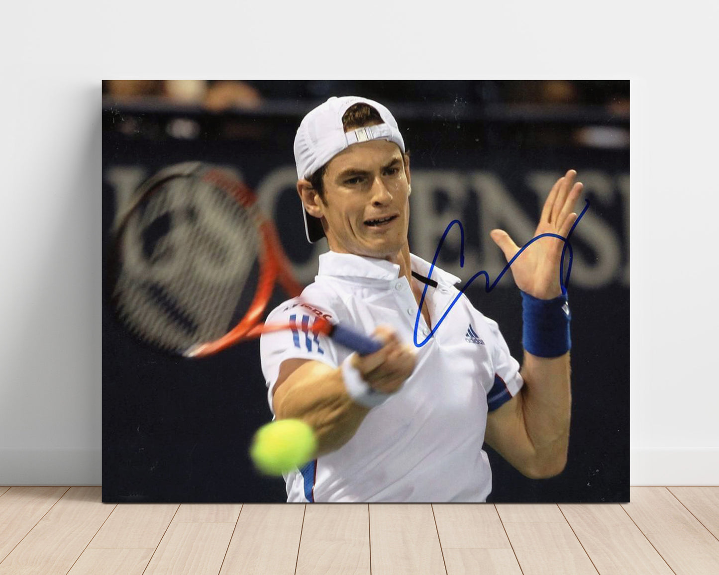 Andy Murray - Forehand Return Tennis Wall Art 16x20 Unframed Print wall art print – Tennis Wall Art decor