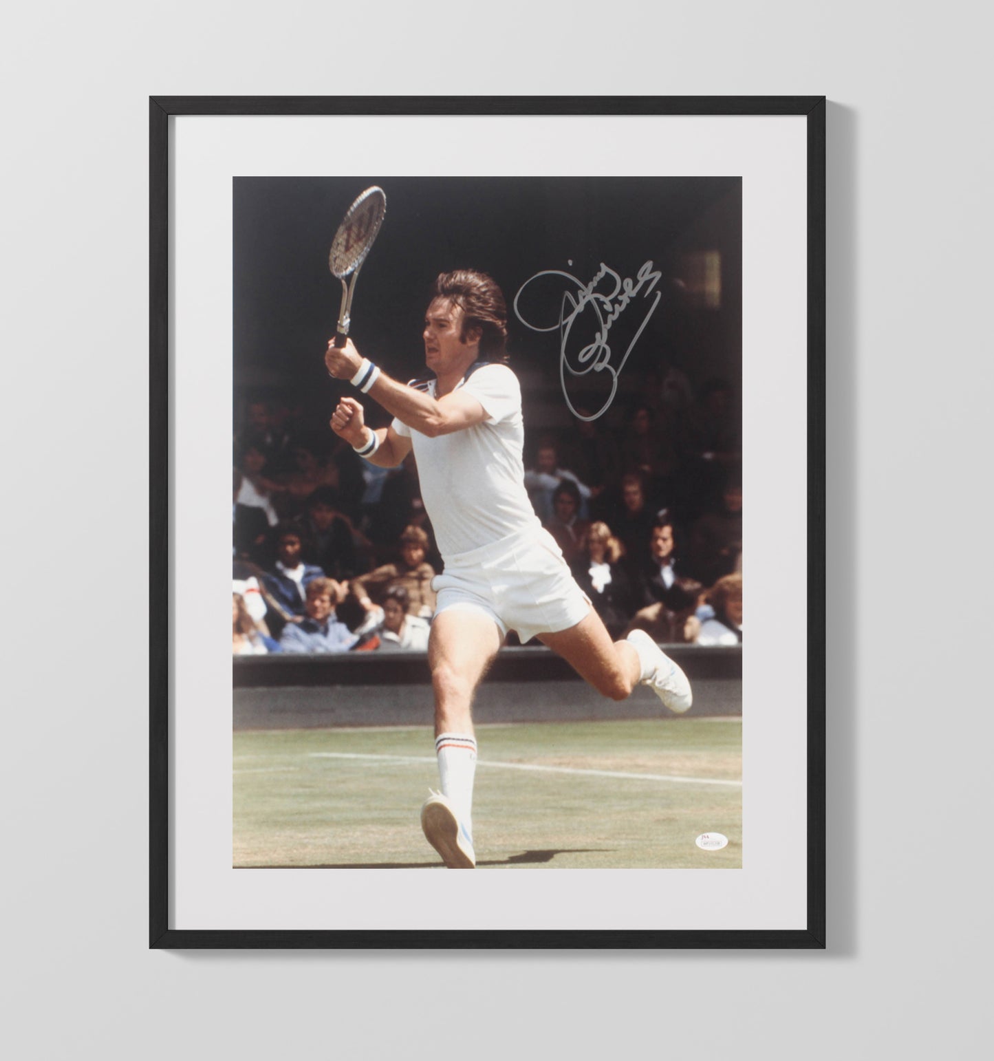 Jimmy Connors - Vintage Baseline Hustle Vintage Tennis Wall Art - 20x24 Canvas