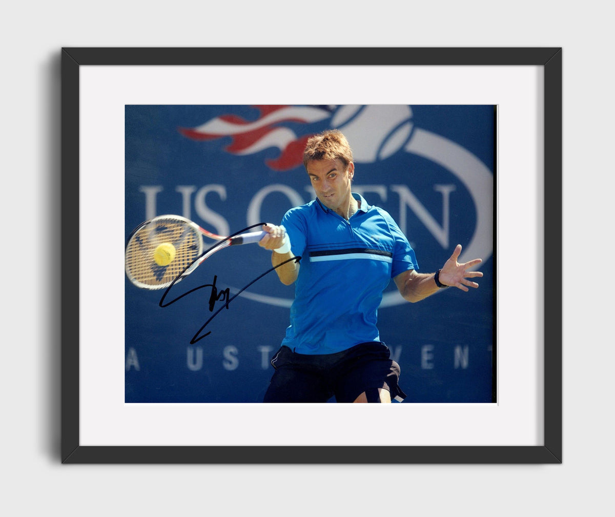 Tommy Robredo - Forehand at US Open Vintage Tennis Wall Art - 20x24 Canvas