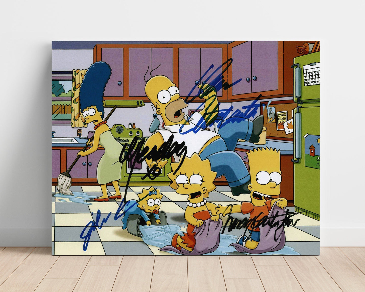 Barney Miller - Cast Group - Autograph Print Unframed