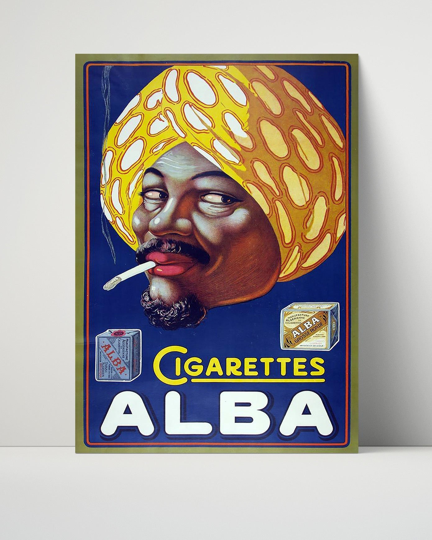 Vintage Advertisement Poster - Alba Cigarettes - A puff with a twist of style 16x20 Unframed Print vintage advertising wall art print – Vintage Advertising decor