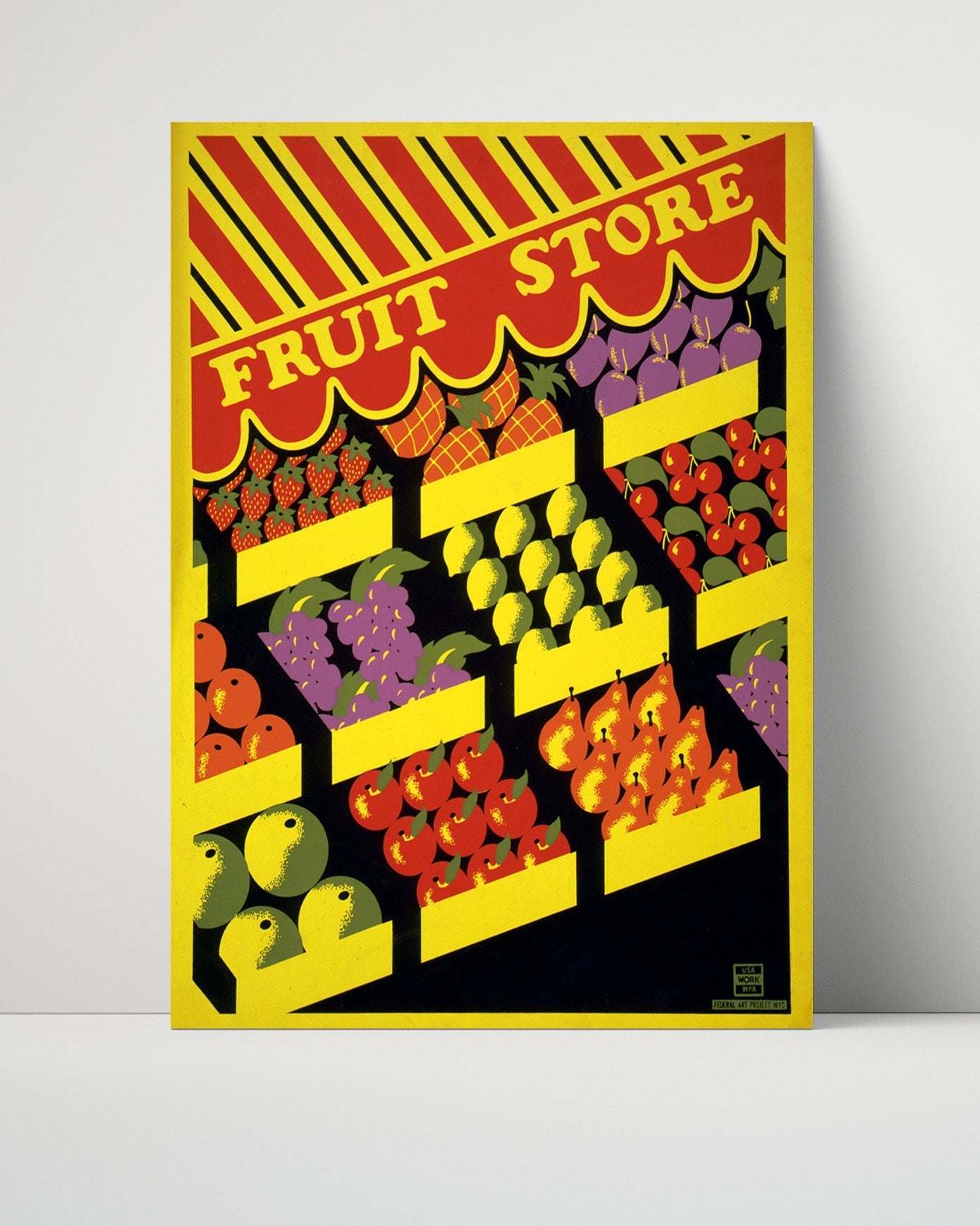 Vintage Advertisement Poster - Fruit Store - A rainbow of fresh picks 16x20 Unframed Print vintage advertising wall art print – Vintage Advertising decor