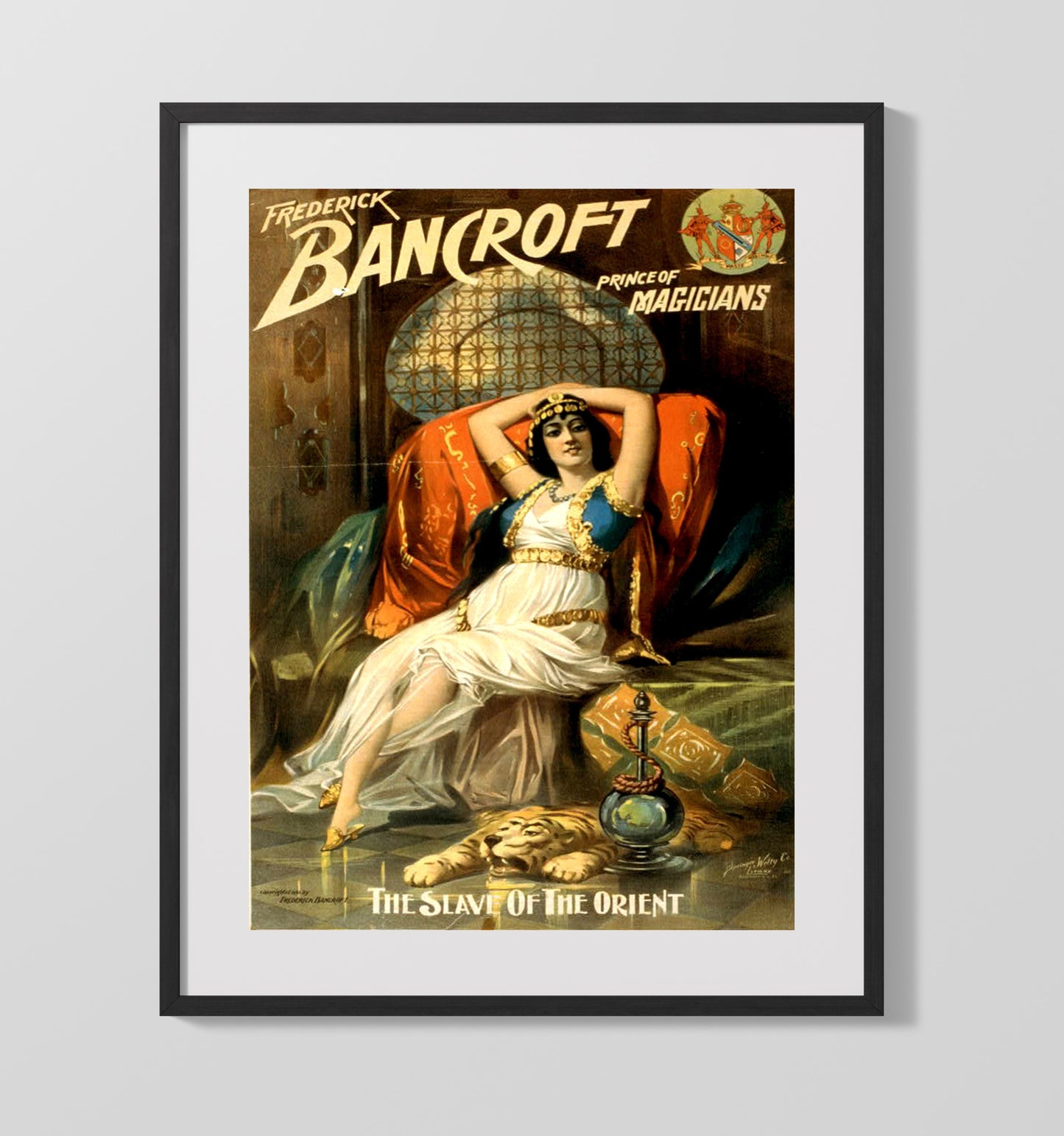 Bancroft - Slave of the Orient - Magic Poster - 16x20 Gallery Frame