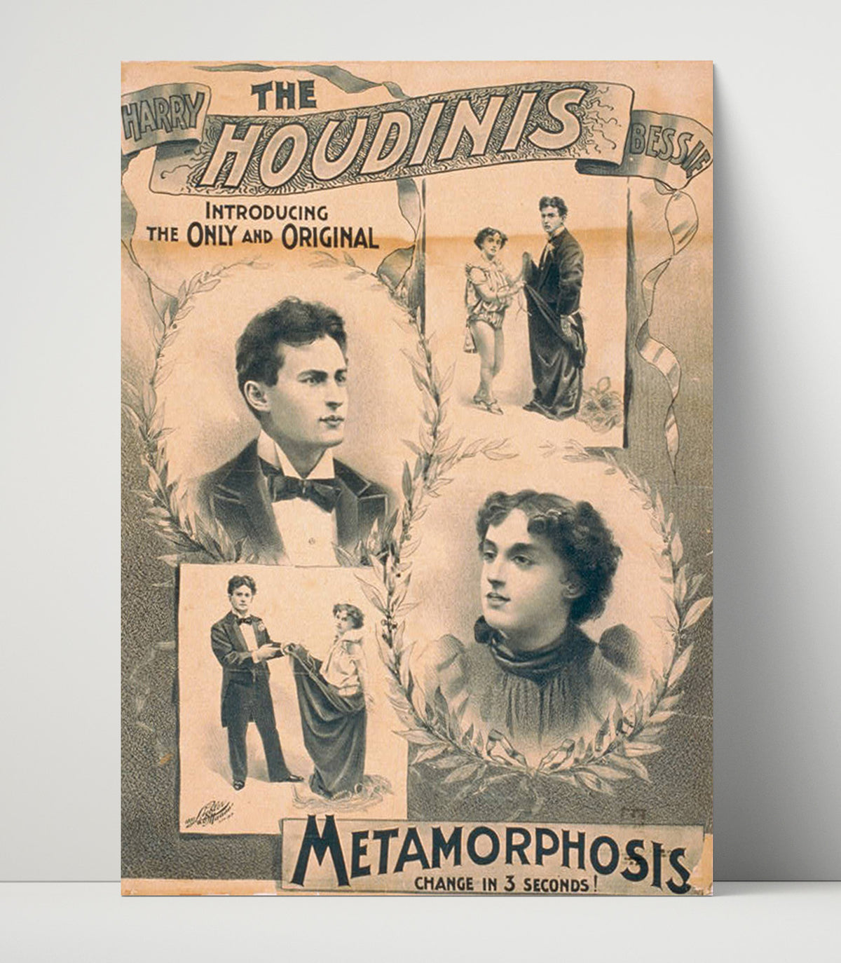 Houdini - The Metamorphosis - Magic - 16x20 Unframed Print