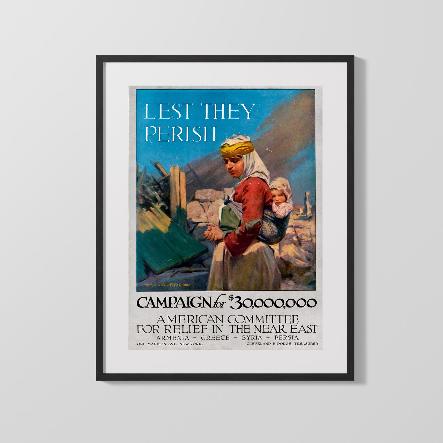 Vintage War Poster - American Committee for Relief in the Near East