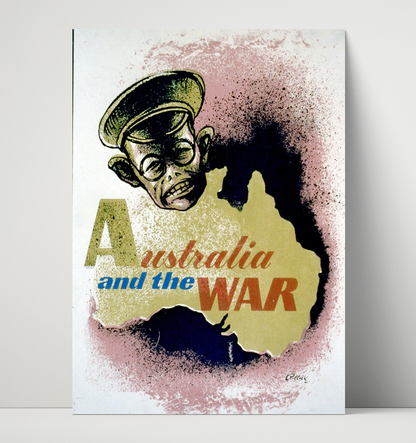 Vintage War Poster - Australia and the War Vintage War Wall Art - 16x20 Unframed Print