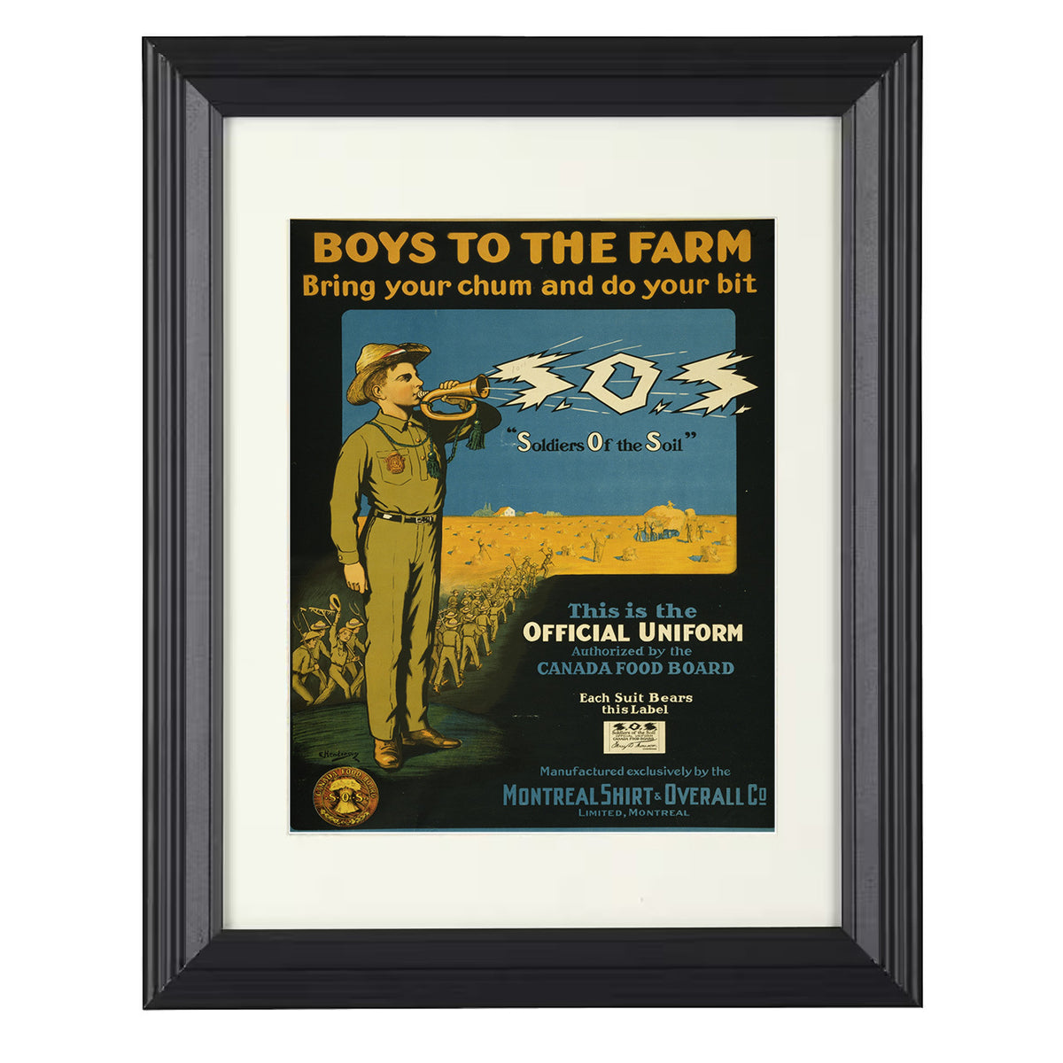 Canada Food Board Boys to the Farm - Lifestyles