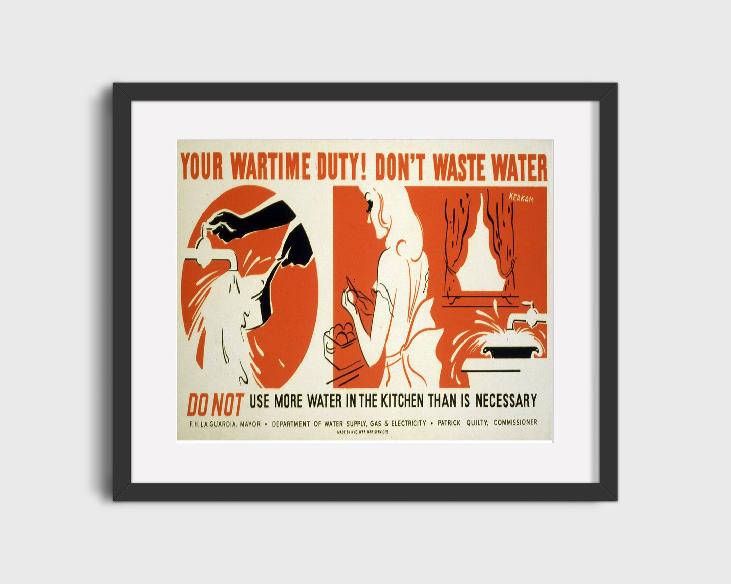 Vintage War Poster - Do Your Duty - Drips of War