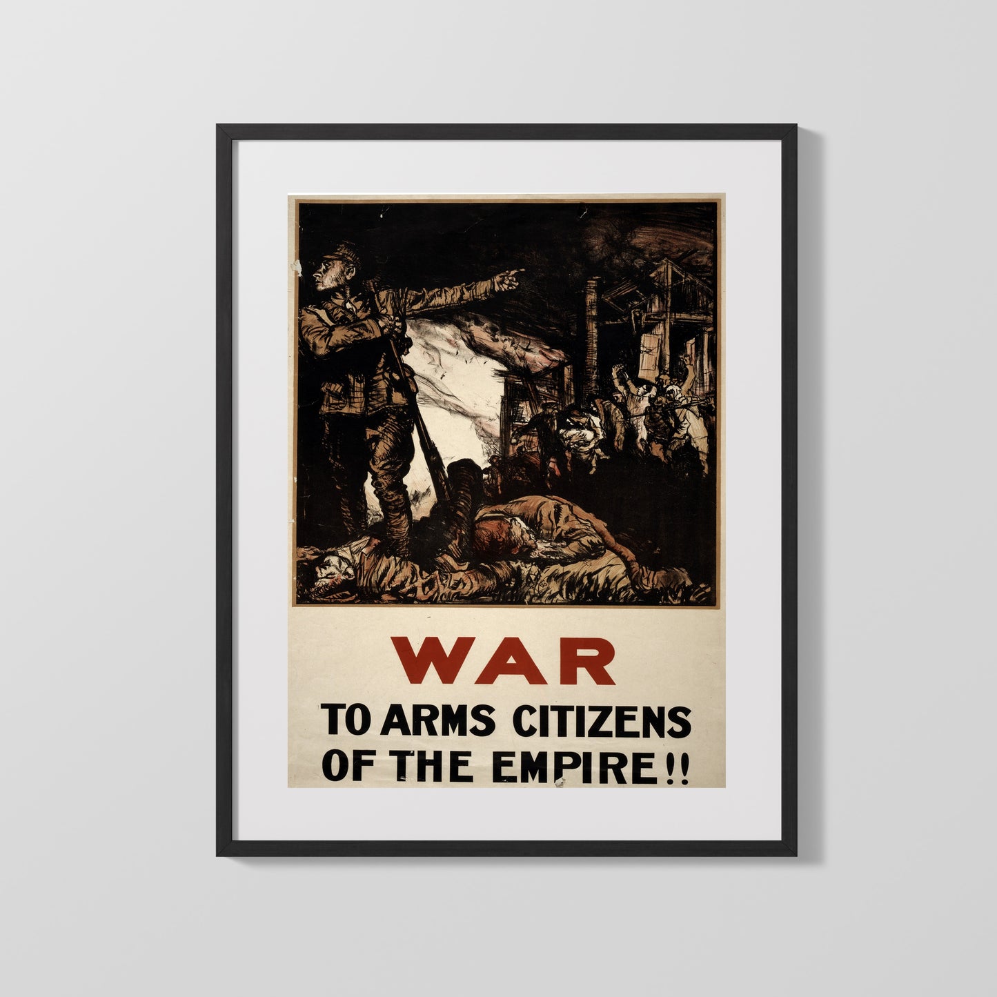 Vintage War Poster - Empire Call - RallyUp