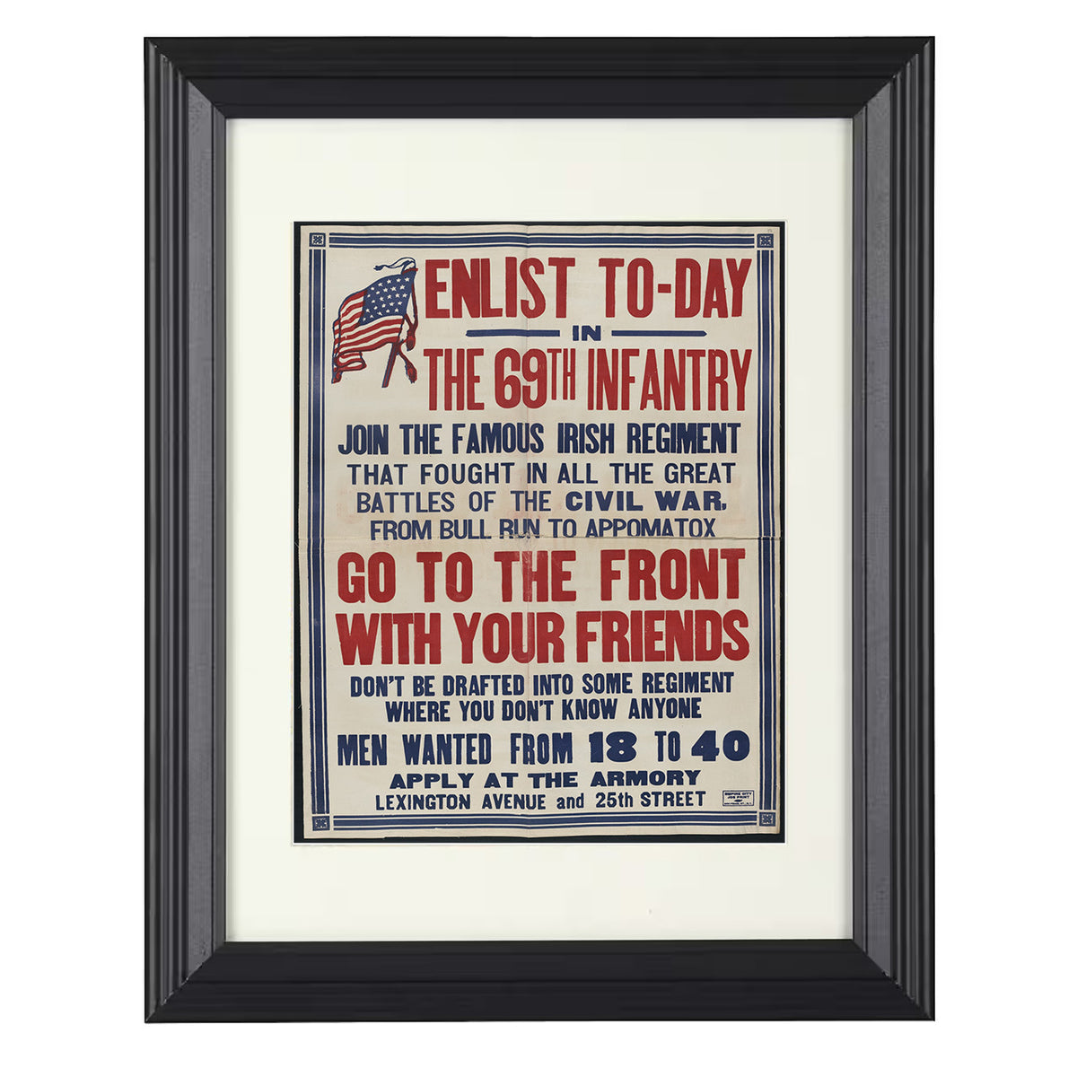 Enlist Today Notice Irish Regiment - Lifestyles