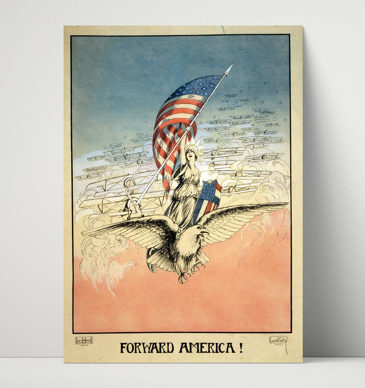 Forward America World War I - Poster