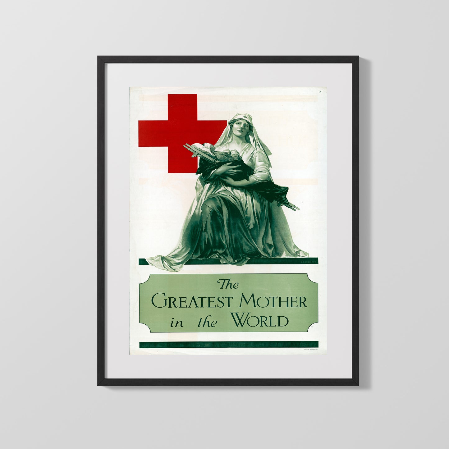 Vintage War Poster - Greatest Mother In The World