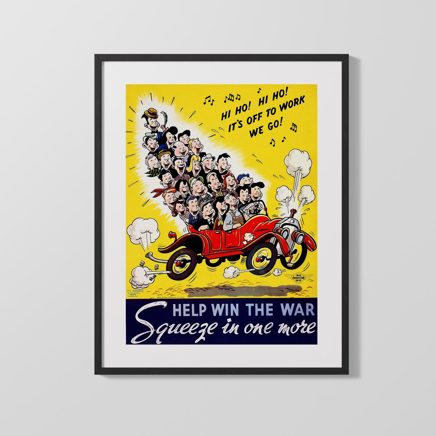 Vintage War Poster - Help Win the War Squeeze One More