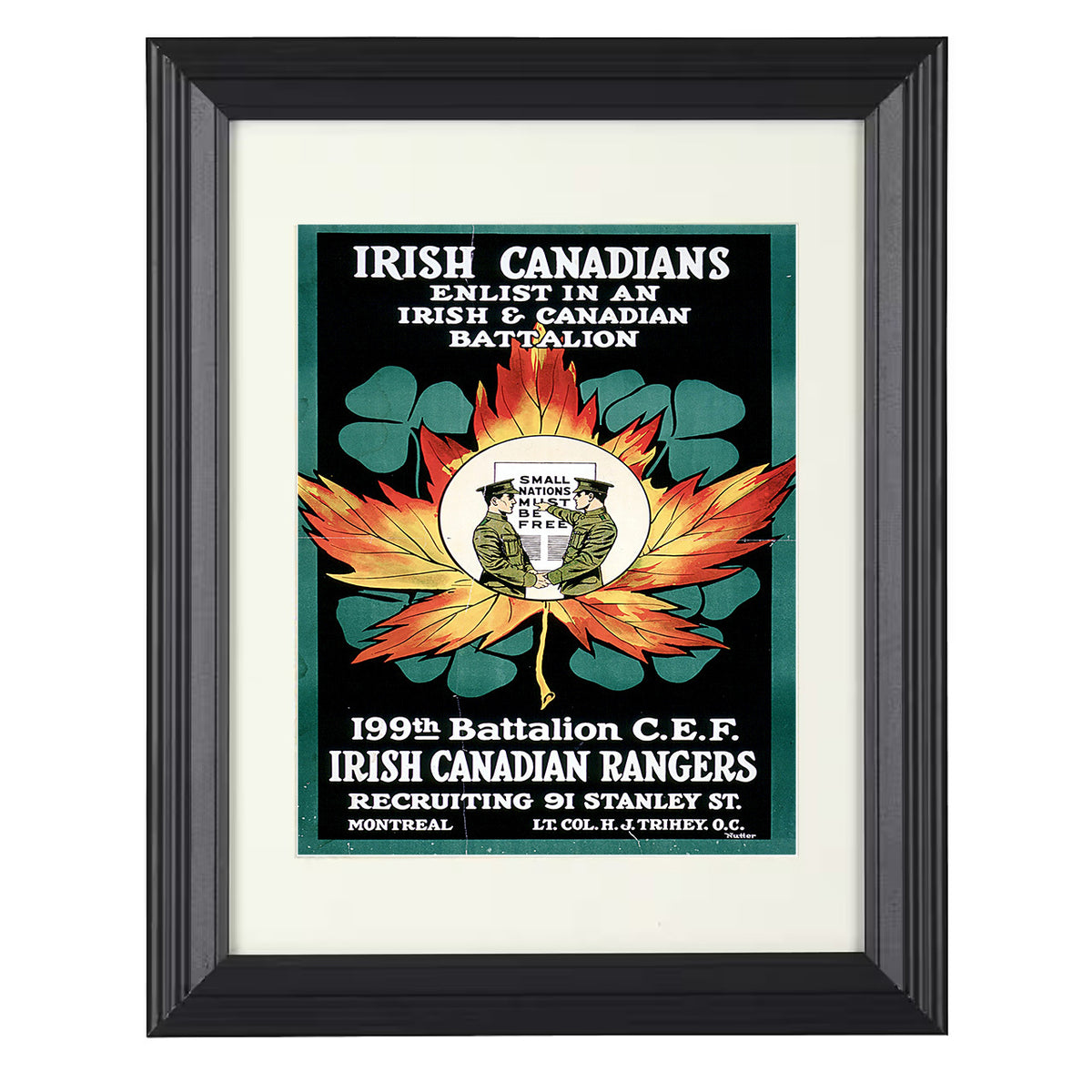 Irish Canadian Battalion 199th - Lifestyles