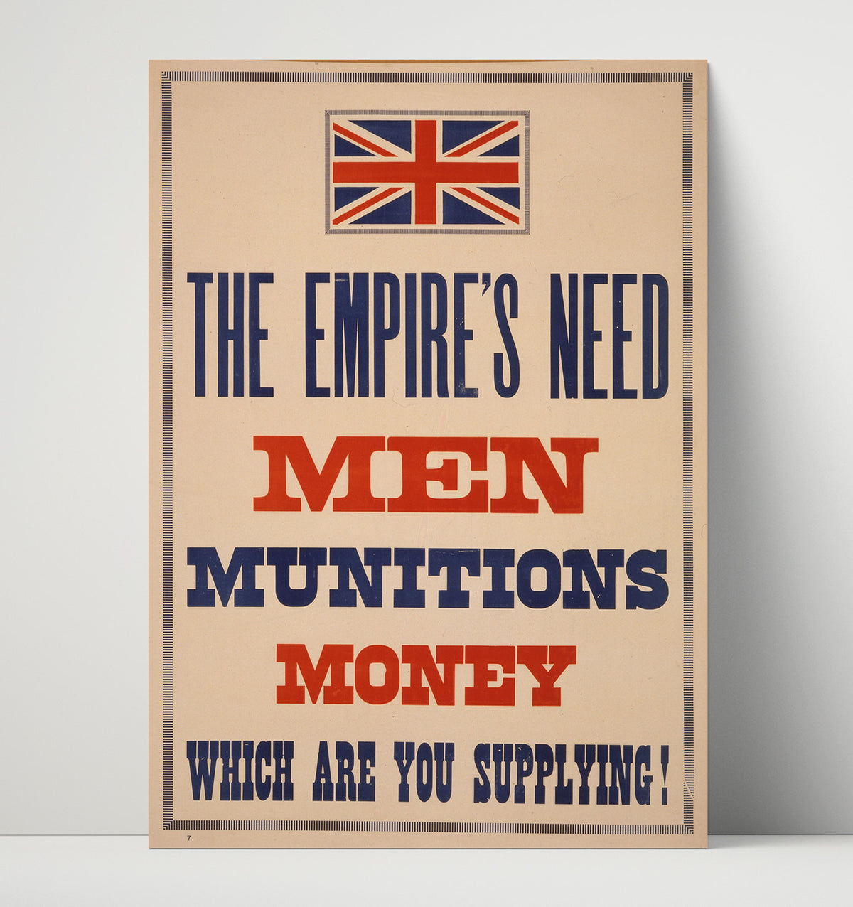Men Munitions Money - Poster