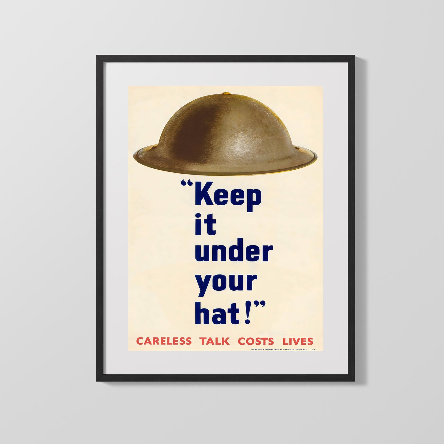 Vintage War Poster - More Courtesy - Work Together