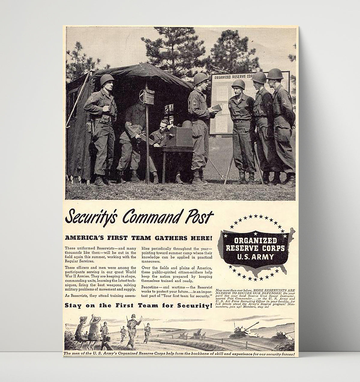 Security's Command Post - Poster