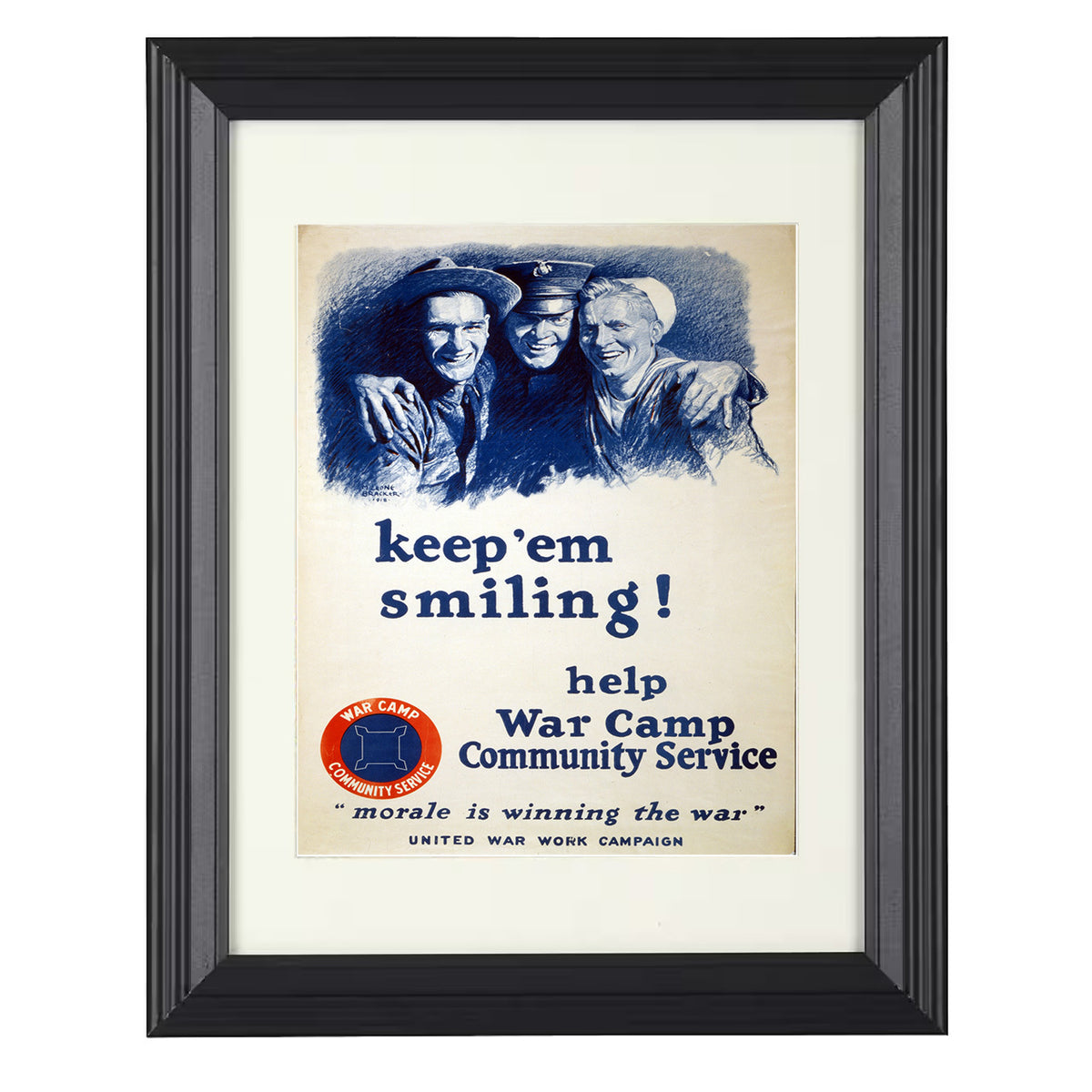 United War Work Campaign to Keep ''Em Smiling - Lifestyles