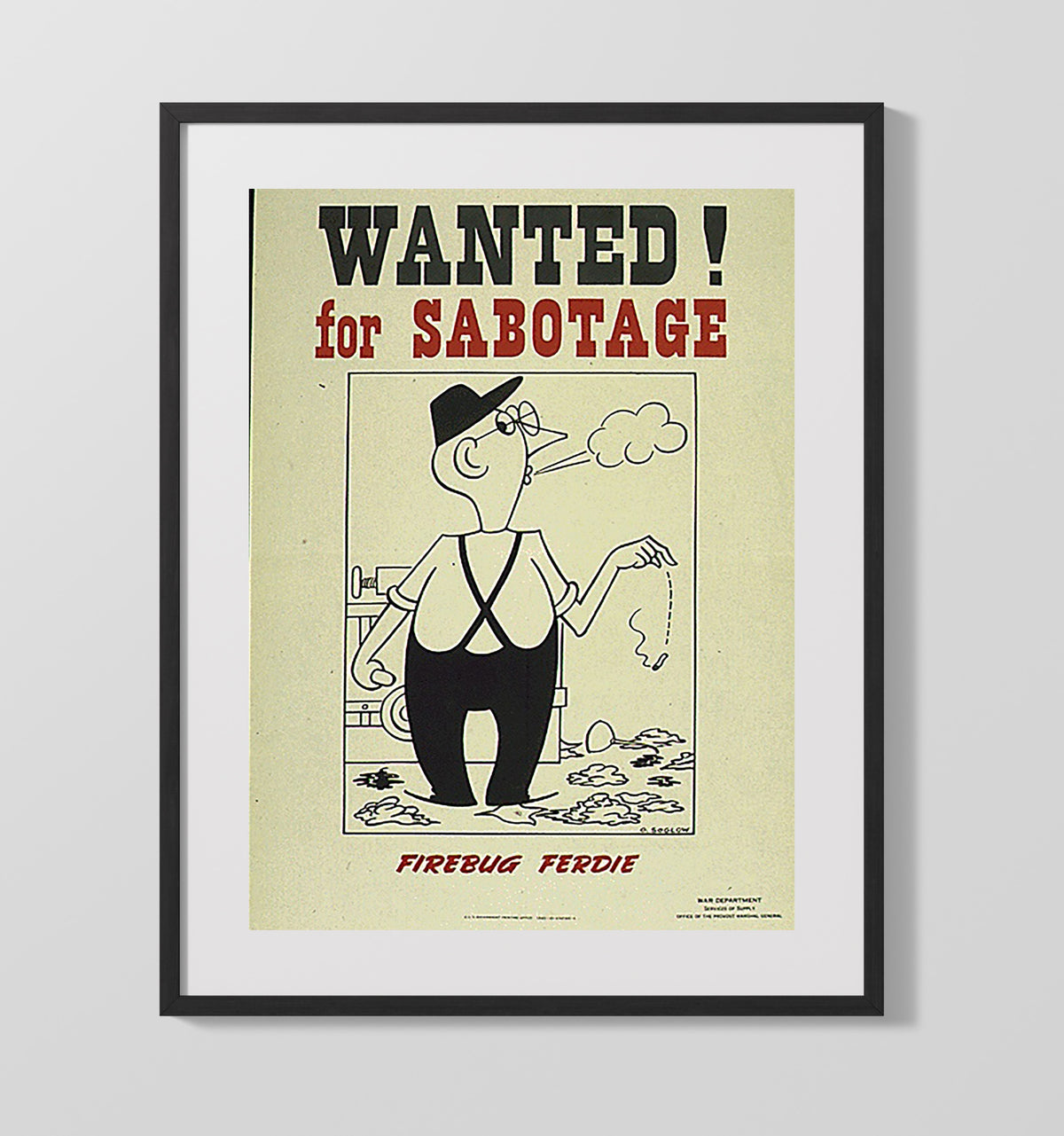 Wanted for Sabotage Firebug Freddie - Gallery