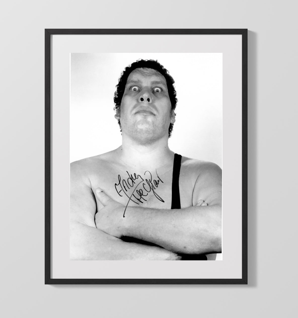 Andre the Giant - Legendary Close-Up - Gallery Frame wrestling wall art