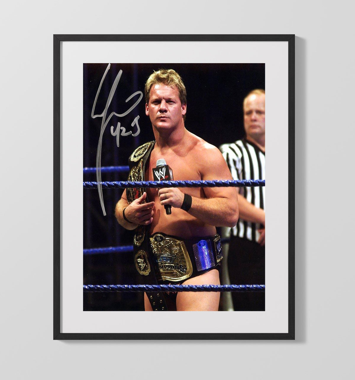 Chris Jericho - Y2J Promo - Gallery Frame wrestling wall art
