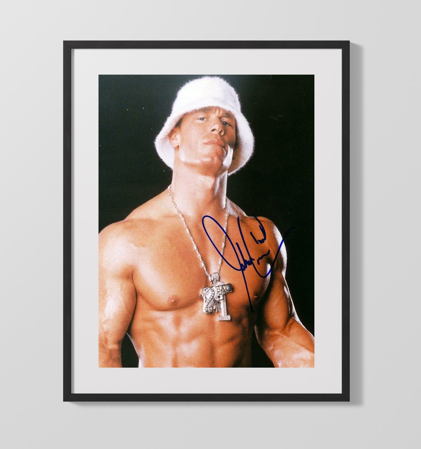 John Cena - Hustle Loyalty Respect Tribute - Gallery Frame wrestling wall art