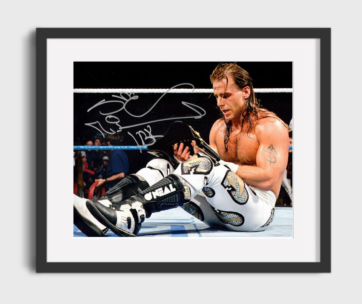 Shawn Michaels - Boyhood Dream Championship Moment - Gallery Frame wrestling wall art