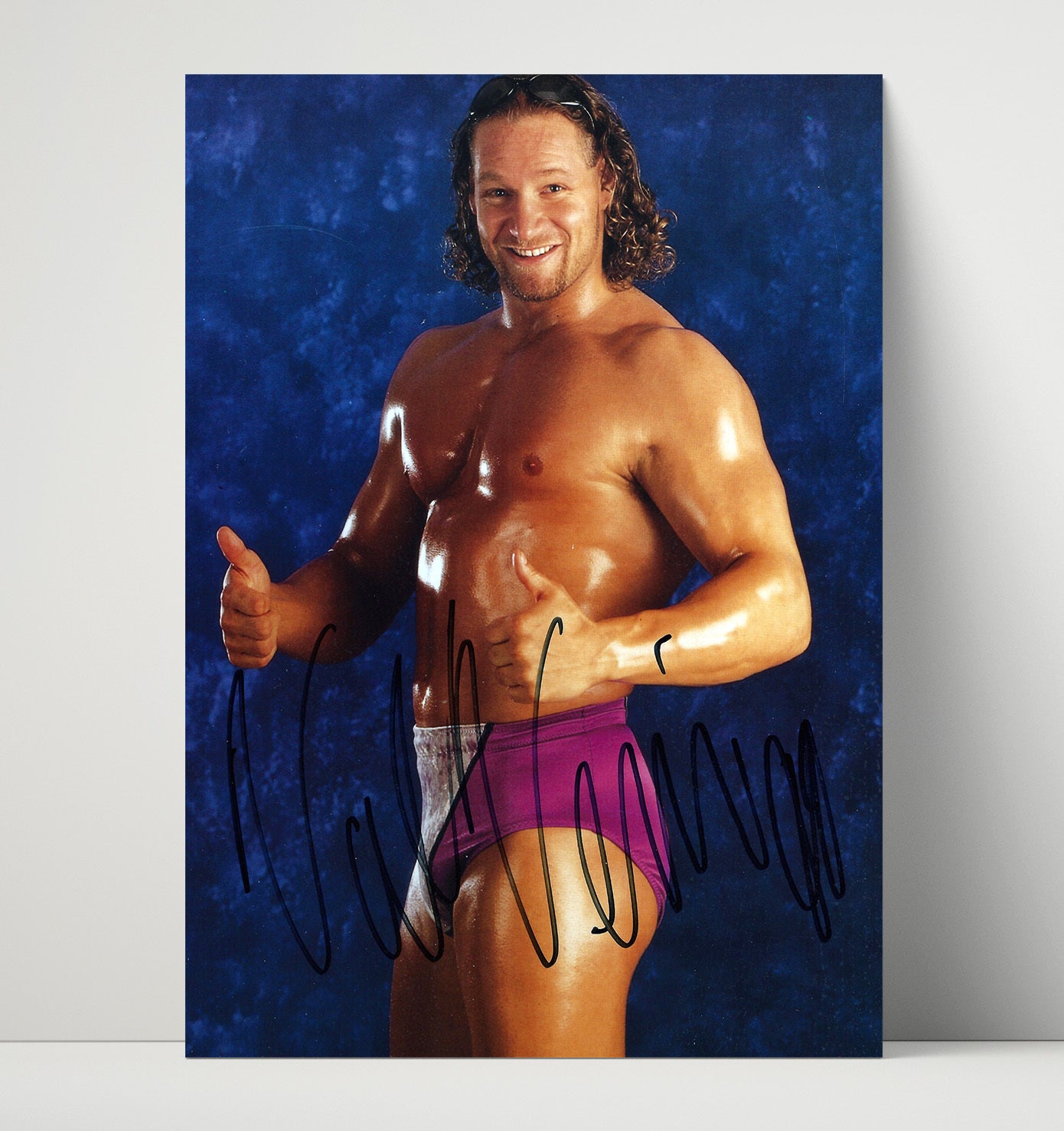 Val Venis - Attitude Era Portrait Wrestling Wall Art Unframed Print wall art print – wrestling decor