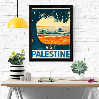 Travel Poster Print: Visit Palestine - vintageframedprints.com