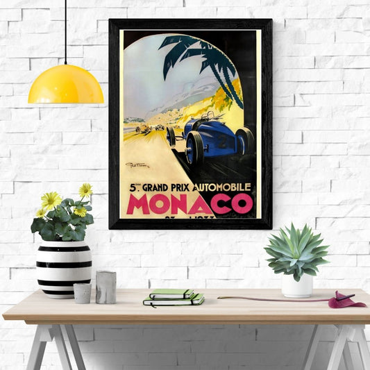 Travel Poster Print: Monaco - Grand Prix - vintageframedprints.com