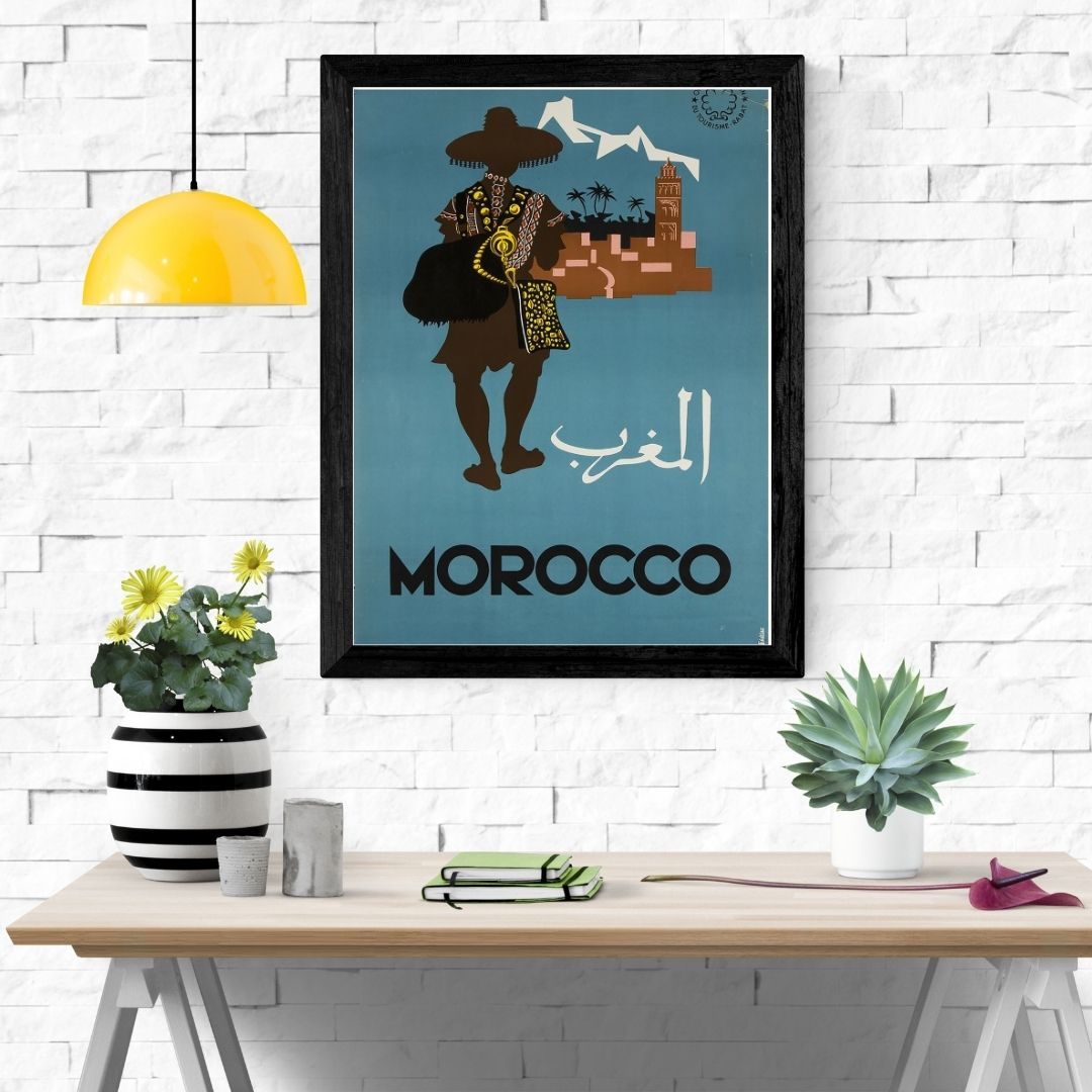 Travel Poster Print: Morocco - vintageframedprints.com