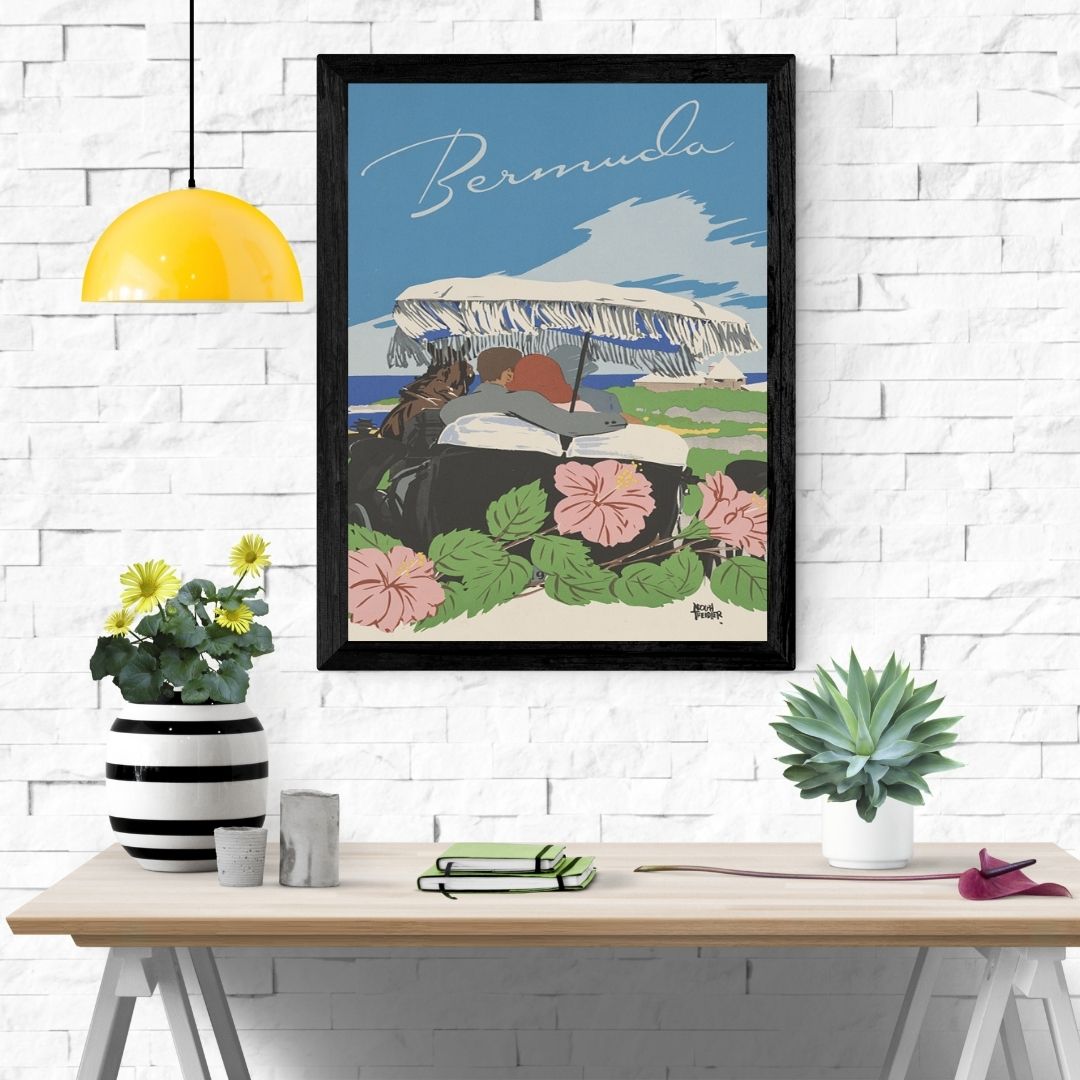 Travel Poster Print: Bermuda - vintageframedprints.com