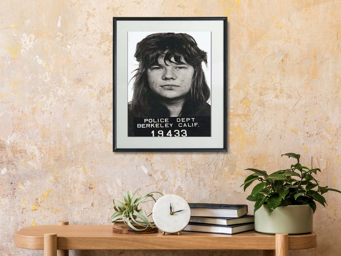 Mugshot Print: Janis Joplin - vintageframedprints.com