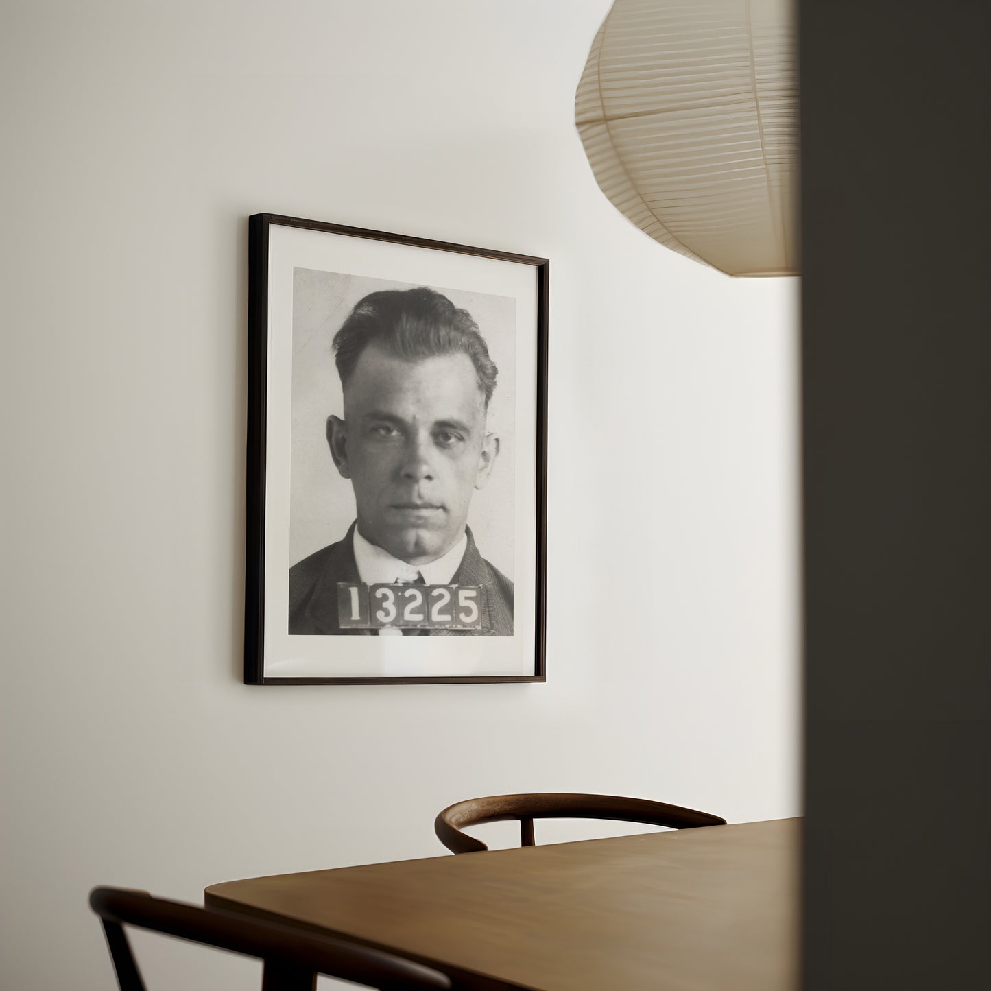 Mugshot Print: John Dillinger - vintageframedprints.com