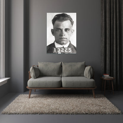 Mugshot Print: John Dillinger - vintageframedprints.com