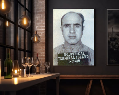 Mugshot Print: Al Capone - vintageframedprints.com