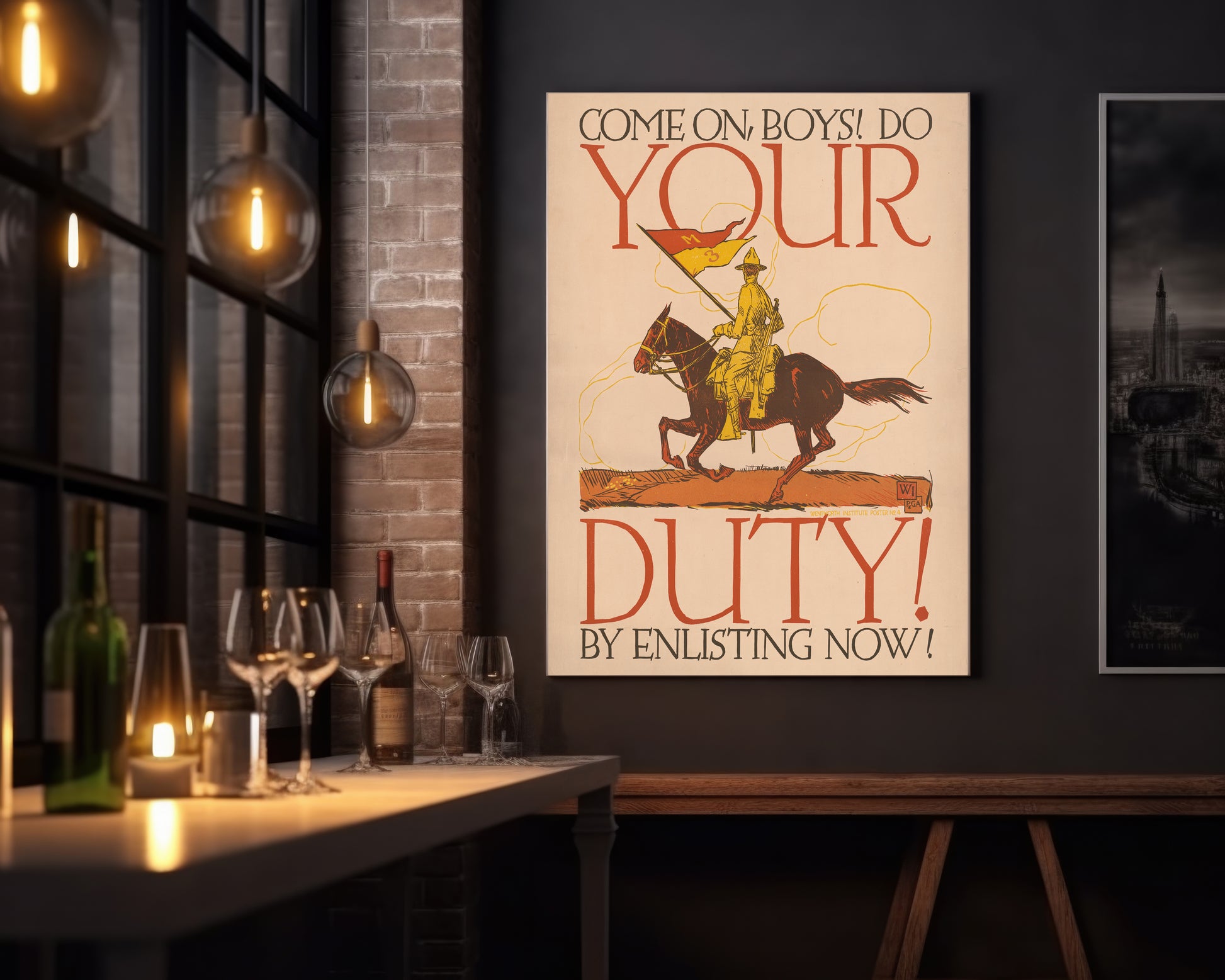 War Time Poster Print: Do Your Duty - vintageframedprints.com