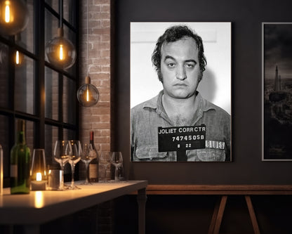 Mugshot Print: Joliet Jake - Belushi - vintageframedprints.com