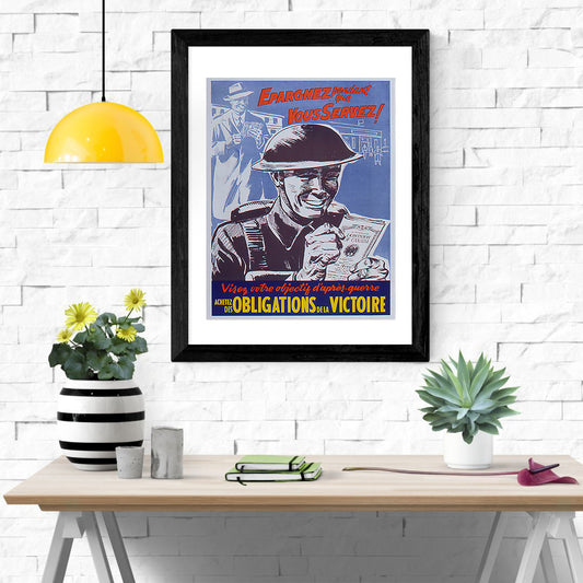 Canadian War Time Print: Obligations to Sign Up - vintageframedprints.com