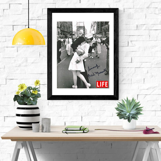 History Poster Print: Carl Muscarello Autograph Promo Print - War is Over! - vintageframedprints.com