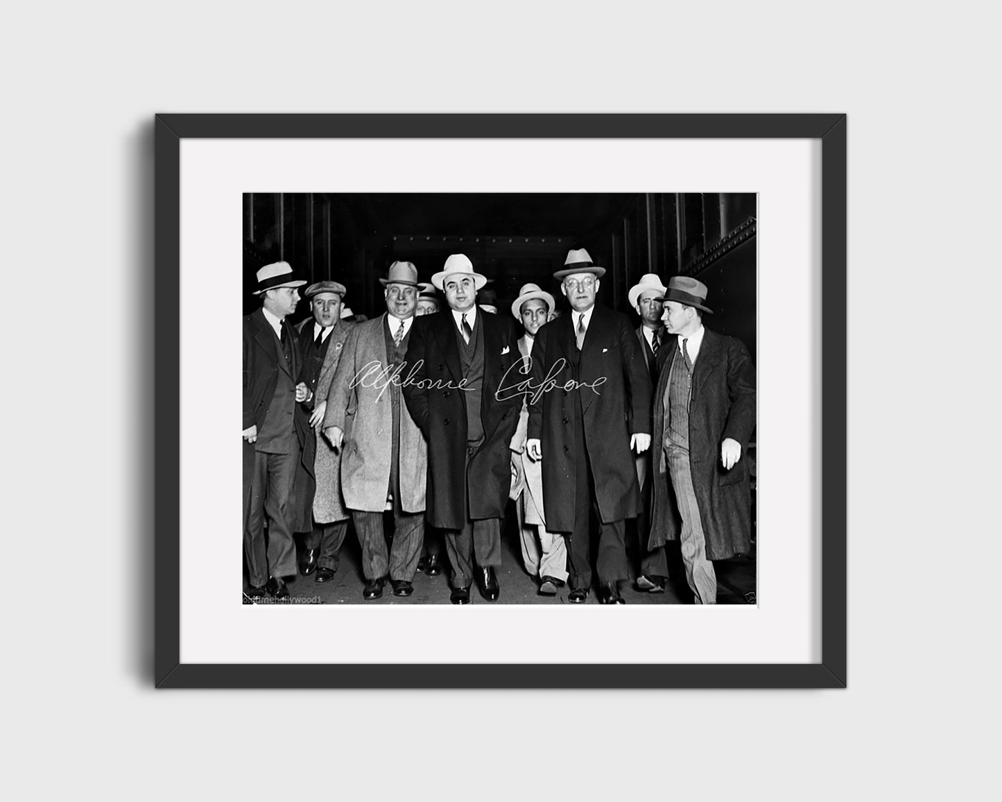 16x20 Framed Al Capone Autograph Promo Print - Scarface - vintageframedprints.com