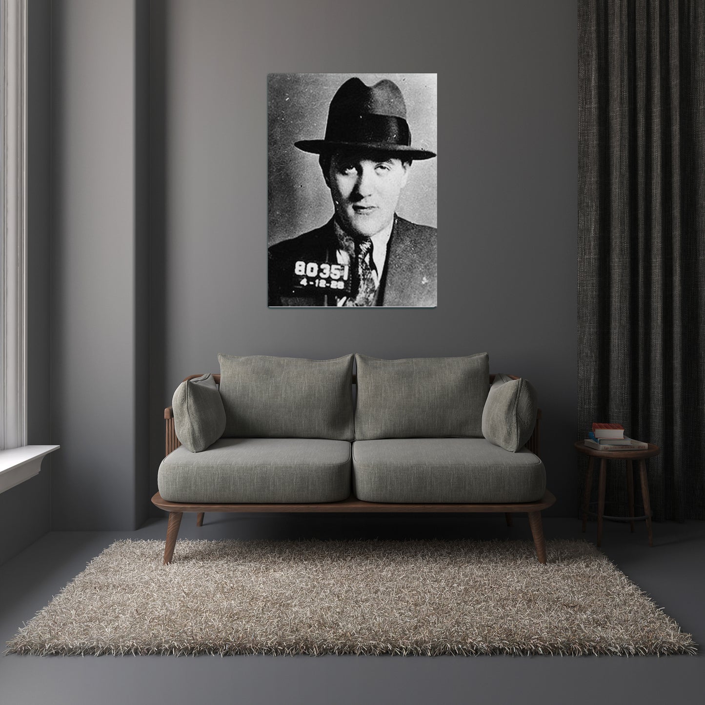 Mugshot Print: Benjamin Bugsy Siegel - vintageframedprints.com