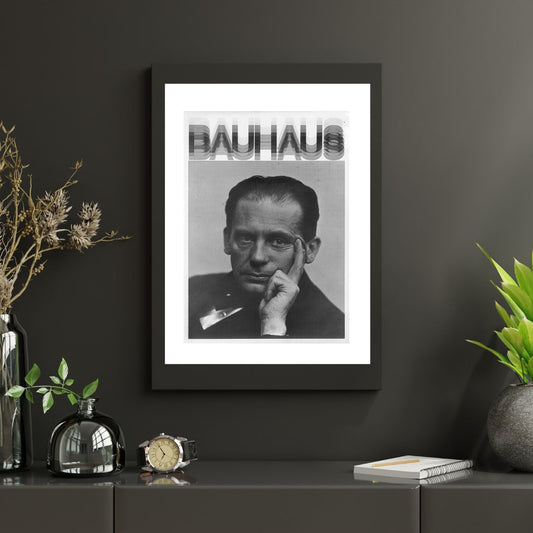 Bauhaus Poster Print: Walter Gropius 1920 Portrait - vintageframedprints.com