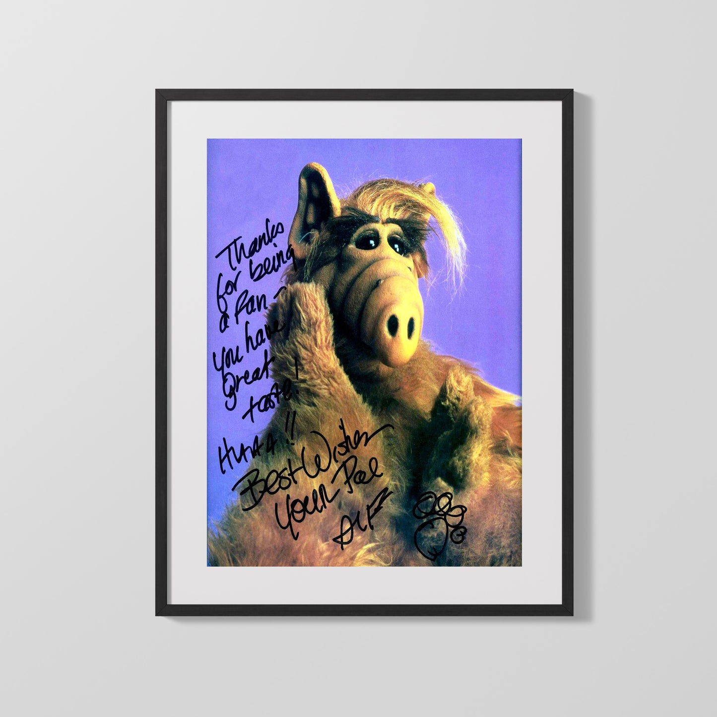 ALF - Fan Favorite - Autograph Print