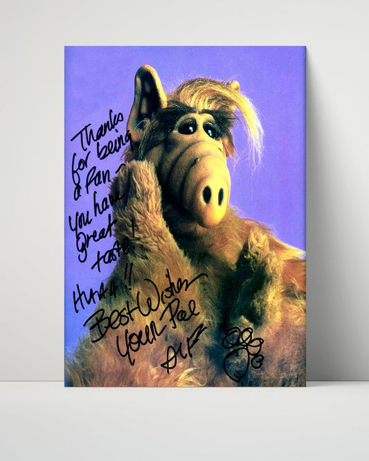 ALF - Fan Favorite - Autograph Print Unframed